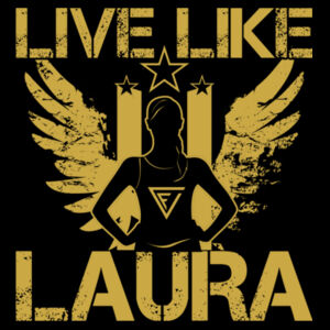 Live Like Laura Ladies Cotton V Design
