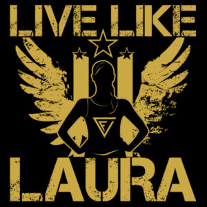 Live Like Laura Ladies Cotton V Design